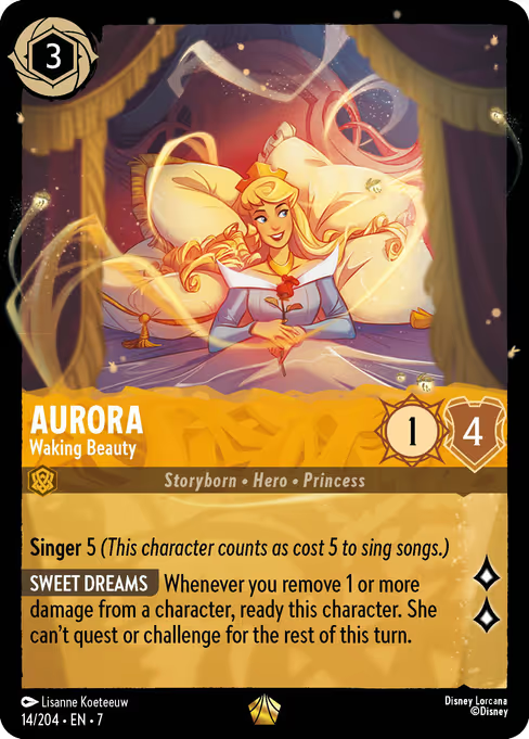 Aurora - Waking Beauty Disney Lorcana card