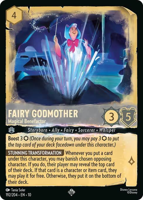 Fairy Godmother - Magical Benefactor Disney Lorcana card