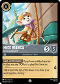 Miss Bianca - Unwavering Agent Disney Lorcana card