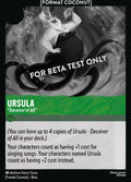 Ursula - "Deceiver of All" Disney Lorcana card