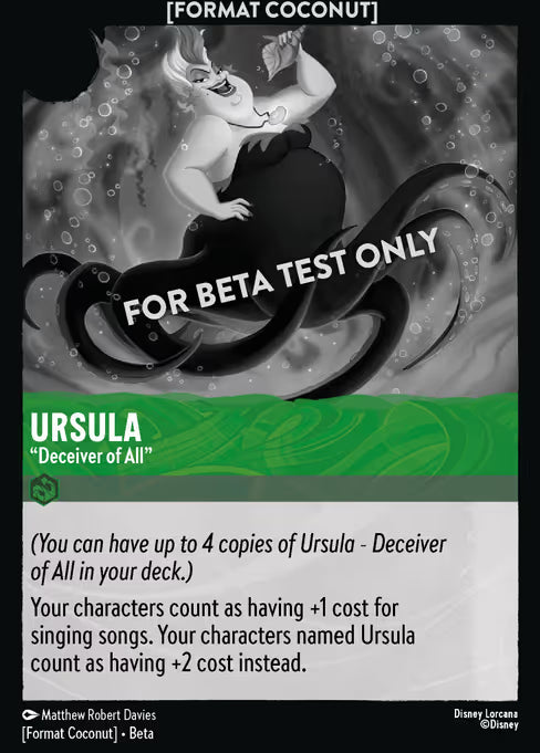 Ursula - "Deceiver of All" Disney Lorcana card