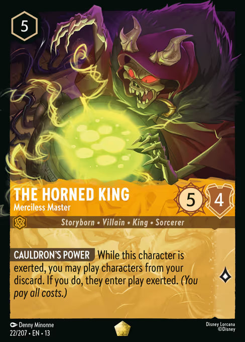 The Horned King - Merciless Master Disney Lorcana card