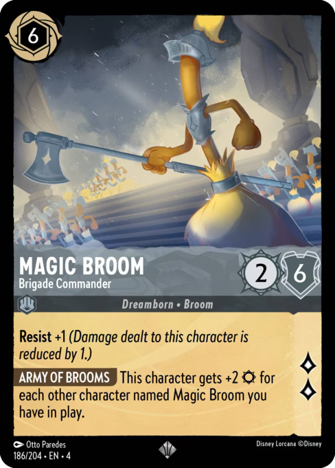 Magic Broom - Brigade Commander Disney Lorcana card