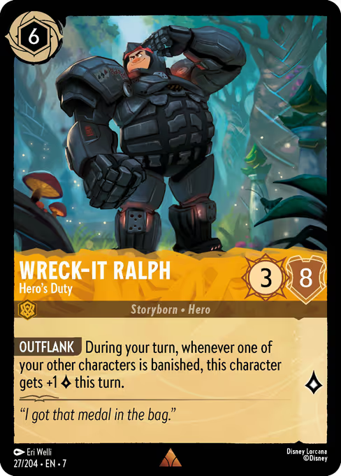 Wreck-It Ralph - Hero's Duty Disney Lorcana card