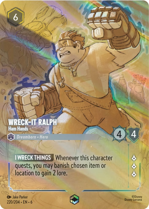 Wreck-It Ralph - Ham Hands Disney Lorcana card