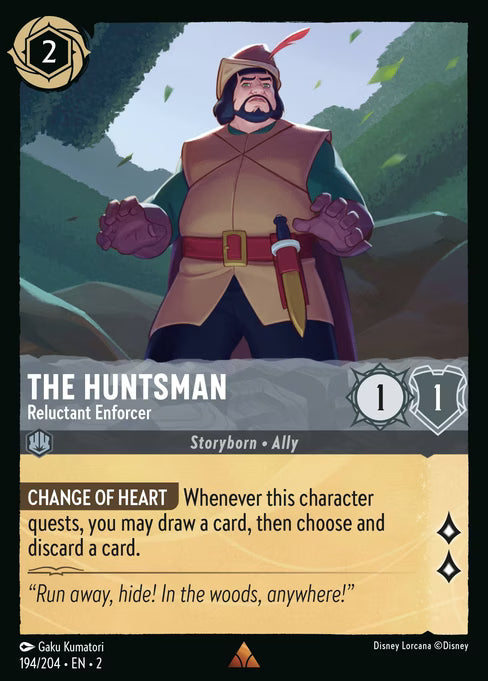 The Huntsman - Reluctant Enforcer Disney Lorcana card