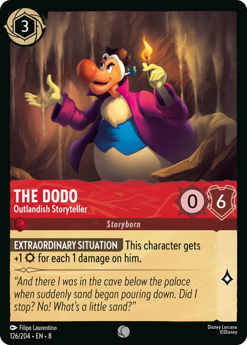 The Dodo - Outlandish Storyteller Disney Lorcana card