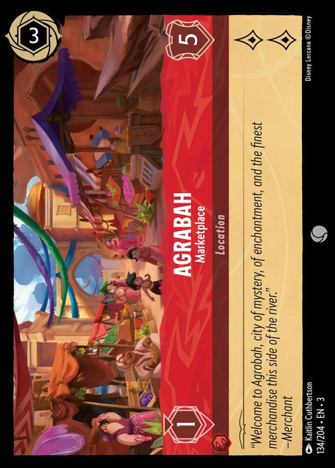 Agrabah - Marketplace Disney Lorcana card