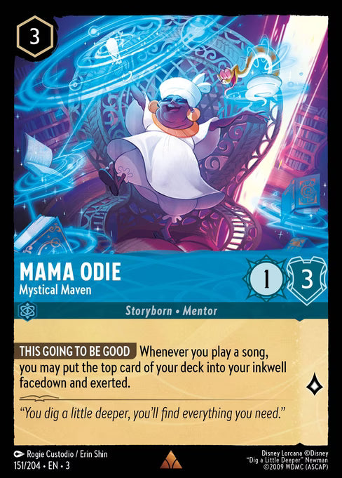 Mama Odie - Mystical Maven Disney Lorcana card