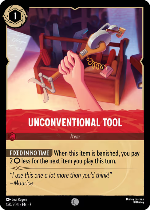 Unconventional Tool Disney Lorcana card