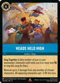 Heads Held High Disney Lorcana card