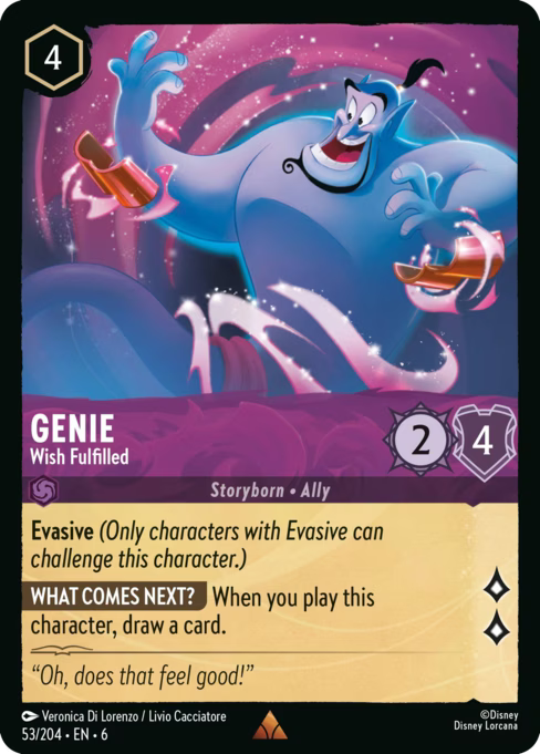 Genie - Wish Fulfilled Disney Lorcana card