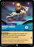 Mickey Mouse - Detective Disney Lorcana card