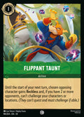 Flippant Taunt Disney Lorcana card