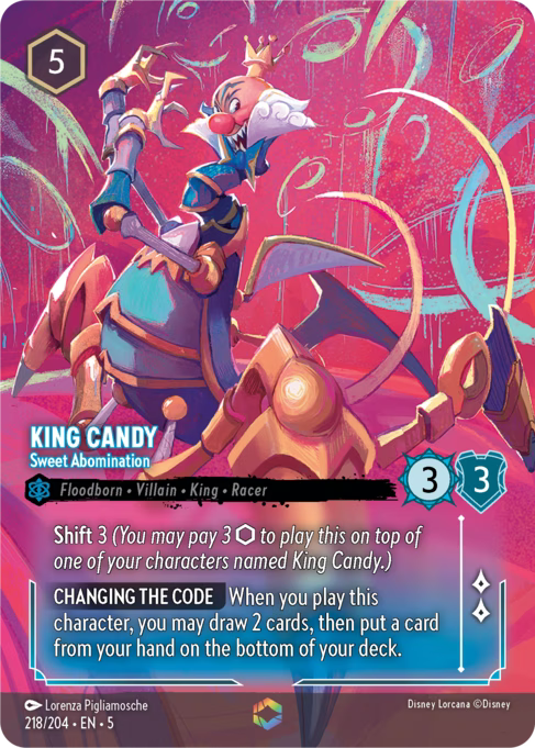 King Candy - Sweet Abomination Disney Lorcana card