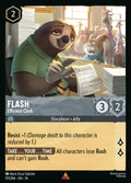 Flash - Efficient Clerk Disney Lorcana card