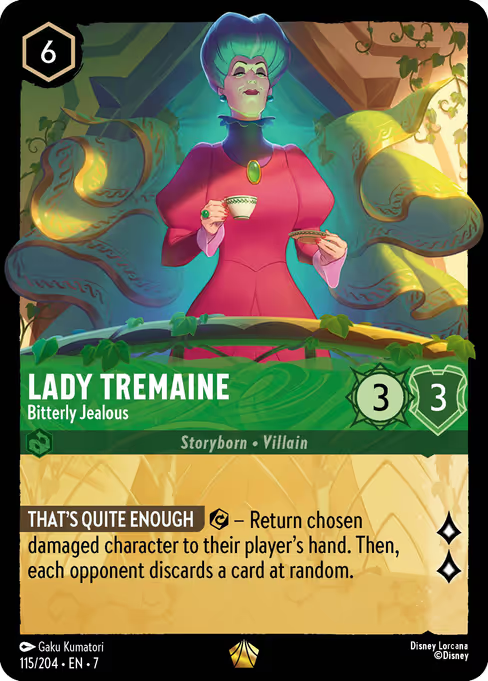Lady Tremaine - Bitterly Jealous Disney Lorcana card