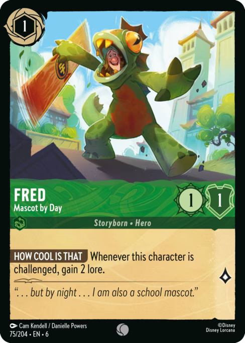 Fred - Mascot by Day Disney Lorcana card