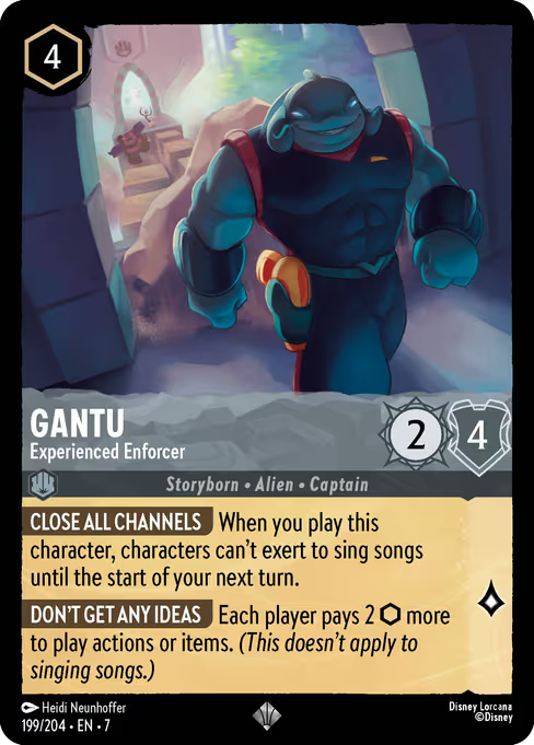 Gantu - Experienced Enforcer Disney Lorcana card