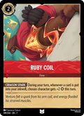 Ruby Coil Disney Lorcana card