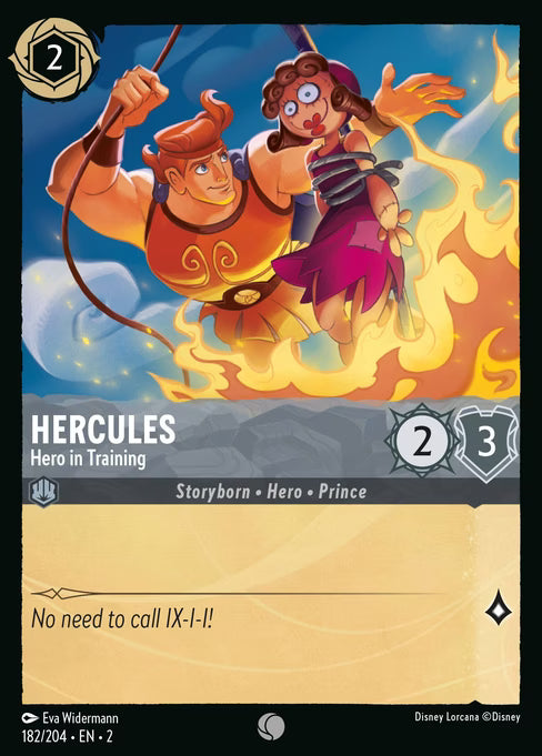 Hercules - Hero in Training Disney Lorcana card