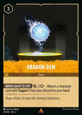 Dragon Gem Disney Lorcana card