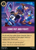Come Out and Fight! Disney Lorcana card