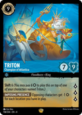Triton - Champion of Atlantica Disney Lorcana card