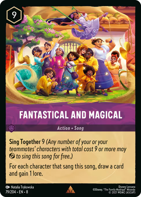 Fantastical and Magical Disney Lorcana card