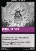 Winnie the Pooh - "Hunny Wizard" Disney Lorcana card