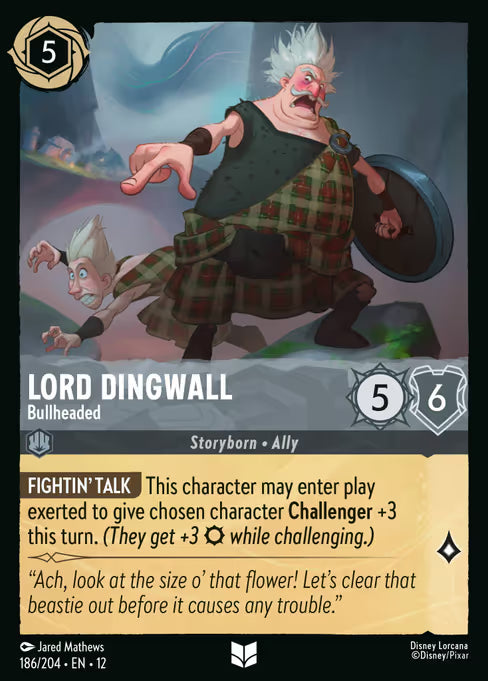 Lord Dingwall - Bullheaded Disney Lorcana card