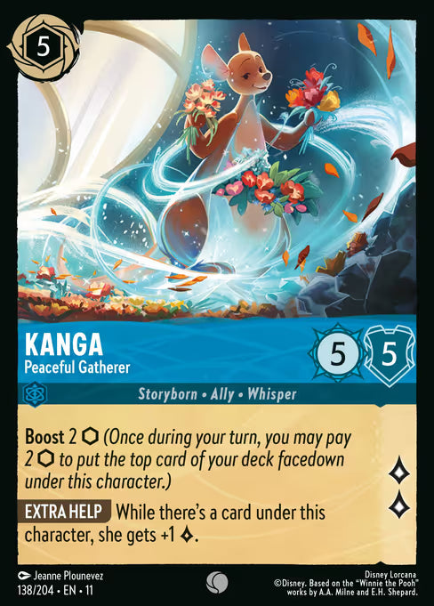 Kanga - Peaceful Gatherer Disney Lorcana card
