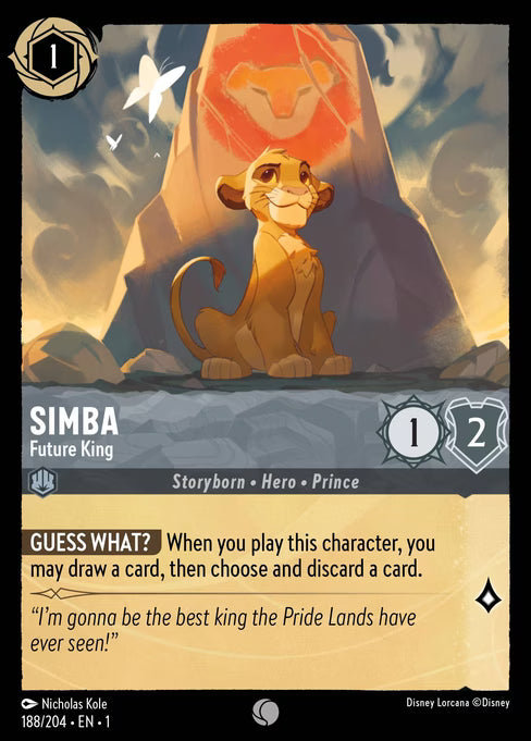 Simba - Future King Disney Lorcana card
