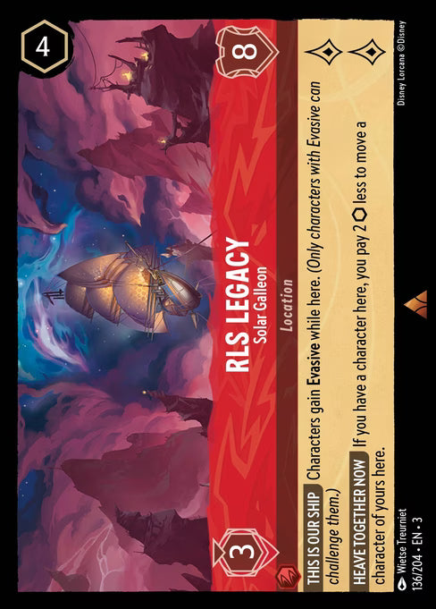 RLS Legacy - Solar Galleon Disney Lorcana card