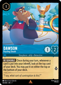 Dawson - Puzzling Sleuth Disney Lorcana card