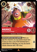 Maurice - Unconventional Inventor Disney Lorcana card