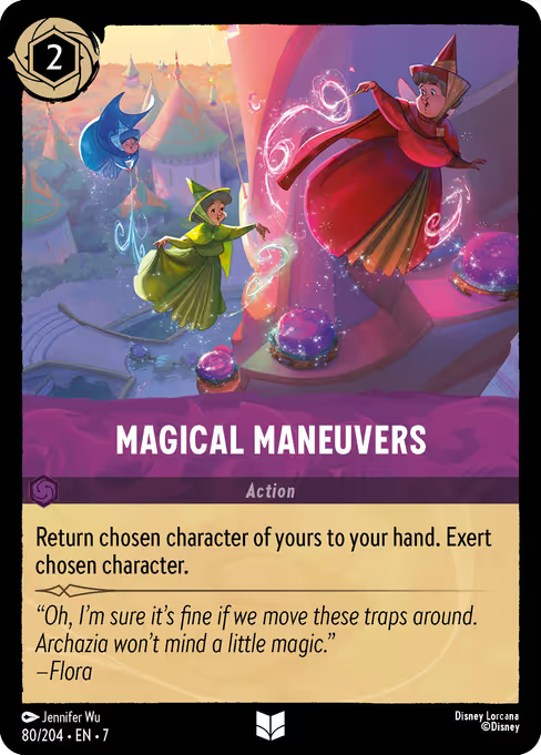 Magical Maneuvers Disney Lorcana card