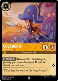 Cogsworth - Majordomo Disney Lorcana card