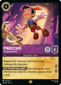 Pinocchio - Strings Attached Disney Lorcana card