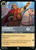 General Li - Head of the Imperial Army Disney Lorcana card