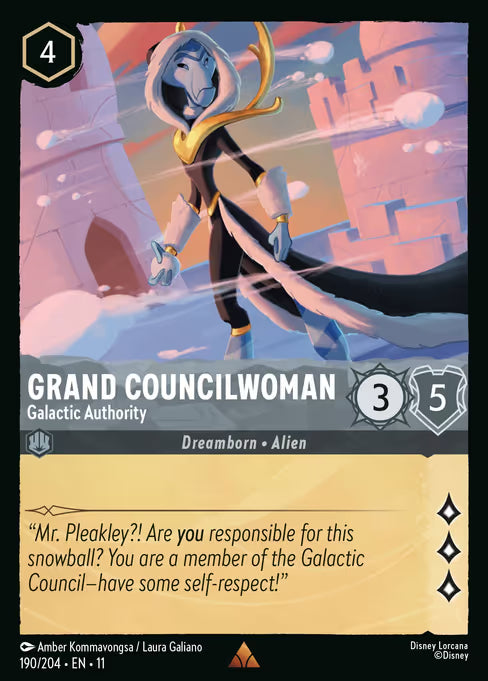 Grand Councilwoman - Galactic Authority Disney Lorcana card