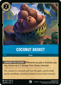 Coconut Basket Disney Lorcana card