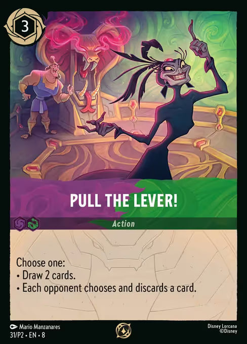 Pull the Lever! Disney Lorcana card