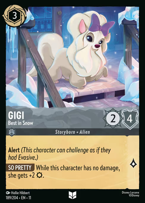 Gigi - Best in Snow Disney Lorcana card