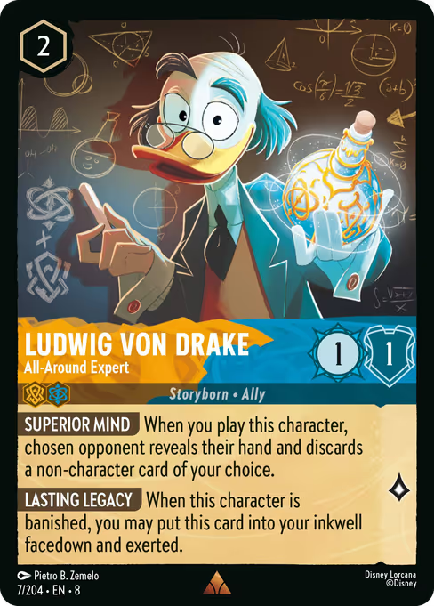 Ludwig Von Drake - All-Around Expert Disney Lorcana card