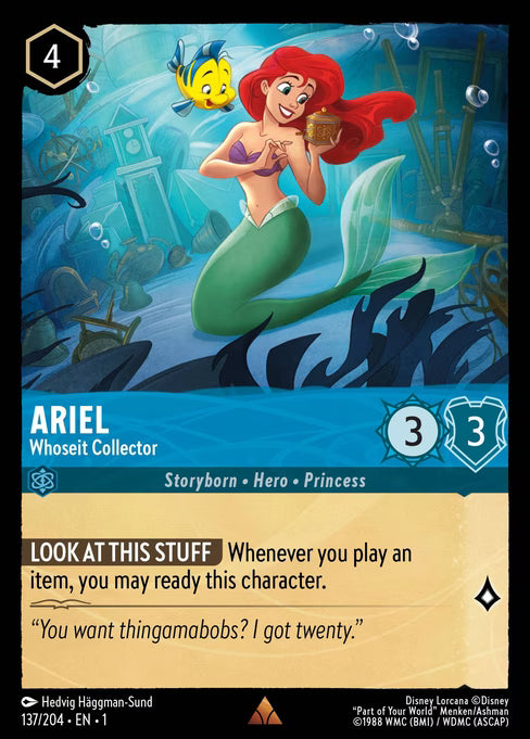 Ariel - Whoseit Collector Disney Lorcana card