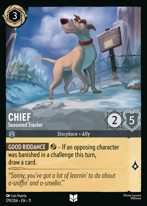 Chief - Seasoned Tracker Disney Lorcana card