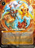 It Means No Worries Disney Lorcana card