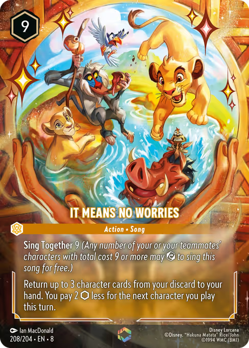 It Means No Worries Disney Lorcana card