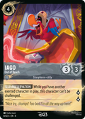 Iago - Out of Reach Disney Lorcana card